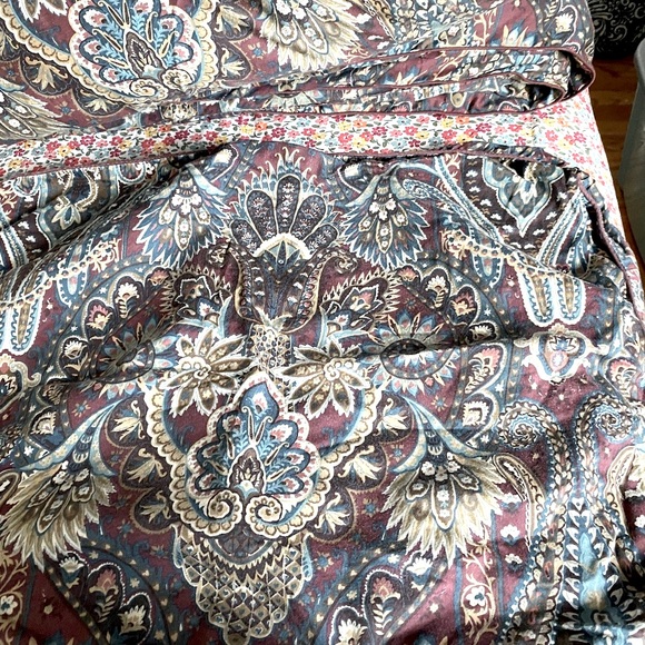 Unavailable ; cotton comforter, Queen, cotton. Earth tones - Picture 1 of 7